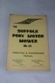 Suffolk Pony Motor Mower User Manual